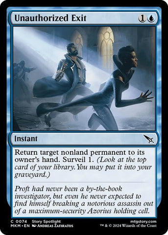 Unauthorized Exit (Murders at Karlov Manor) Near Mint