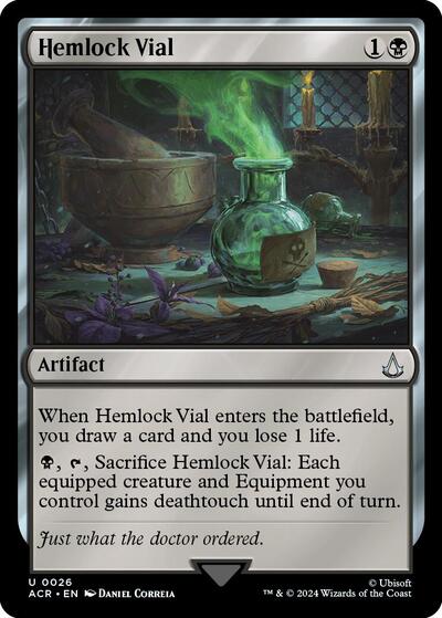Hemlock Vial (Universes Beyond: Assassin's Creed) Near Mint Foil