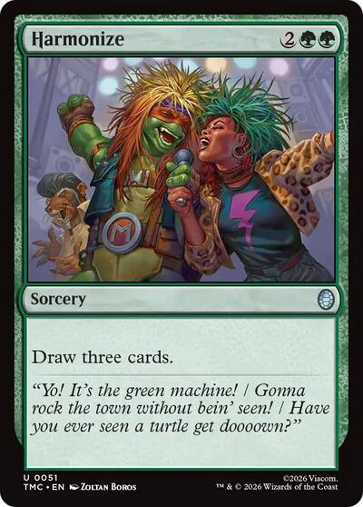 Harmonize (Commander: Teenage Mutant Ninja Turtles) Near Mint Foil