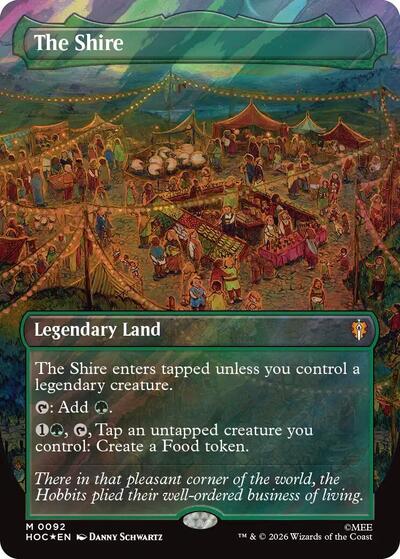 The Shire (Borderless) (Surge Foil) (The Hobbit: Eternal-Legal) Near Mint Foil