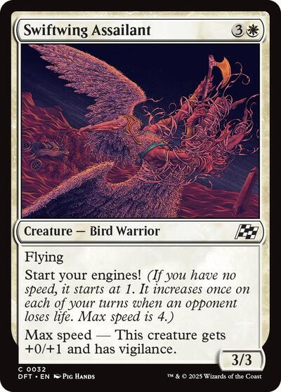 Swiftwing Assailant (Aetherdrift) Near Mint Foil