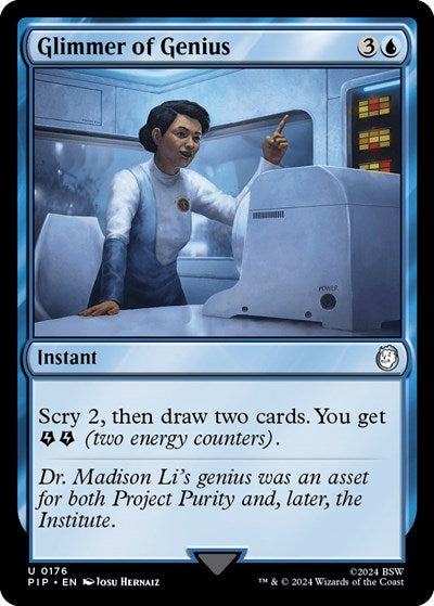 Glimmer of Genius (Universes Beyond: Fallout) Near Mint