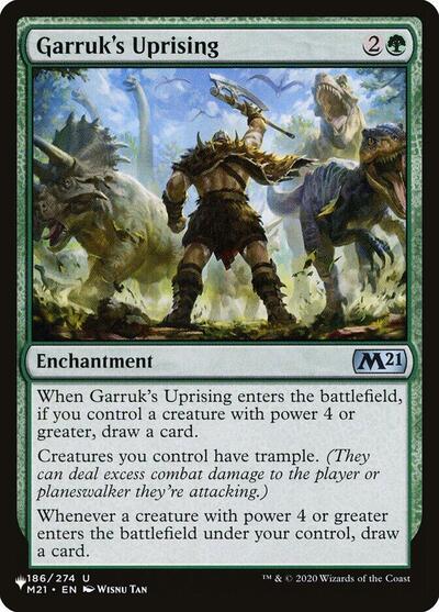 Garruk's Uprising (The List) Near Mint