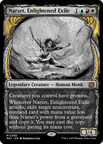 Narset, Enlightened Exile (Showcase) (March of the Machine: The Aftermath) Near Mint