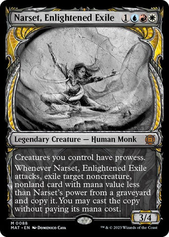 Narset, Enlightened Exile (Showcase) (March of the Machine: The Aftermath) Near Mint