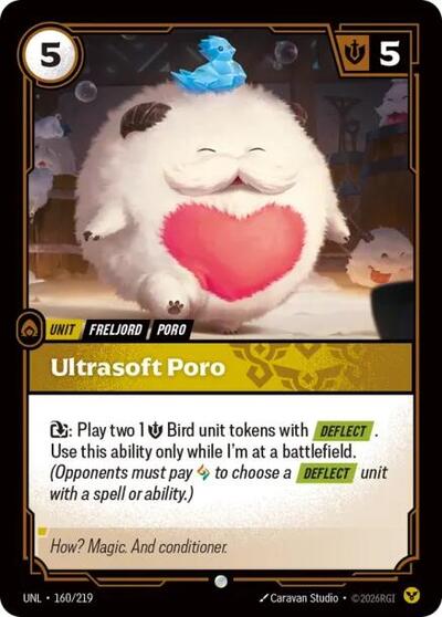 Ultrasoft Poro (Unleashed) Near Mint Foil