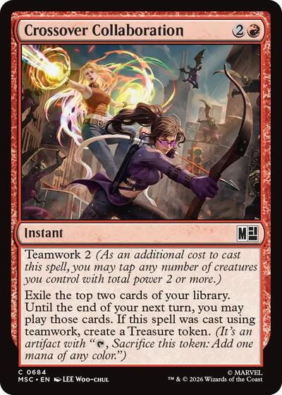 Crossover Collaboration (Commander: Marvel Super Heroes) Near Mint Foil