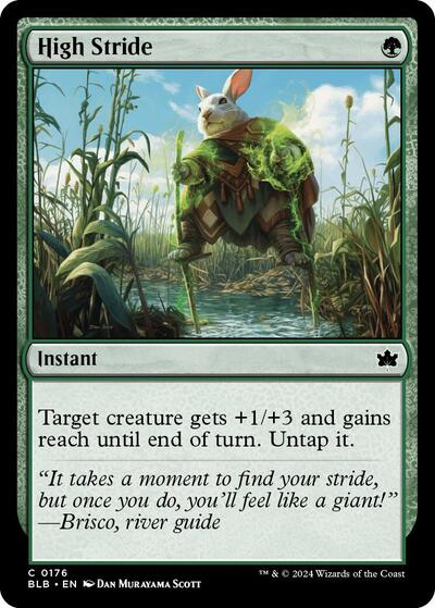High Stride (Bloomburrow) Near Mint Foil
