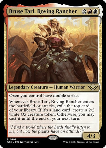 Bruse Tarl, Roving Rancher (Outlaws of Thunder Junction) Near Mint Foil