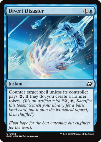 Divert Disaster (Edge of Eternities) Near Mint Foil