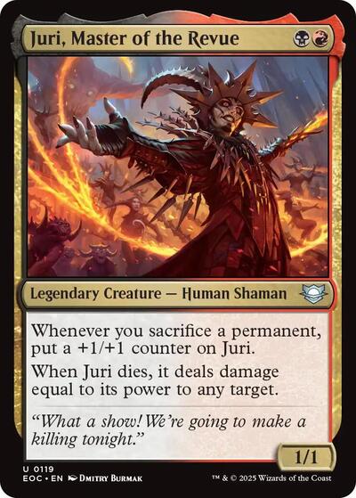 Juri, Master of the Revue (Commander: Edge of Eternities) Near Mint