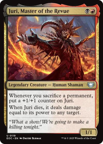 Juri, Master of the Revue (Commander: Edge of Eternities) Near Mint