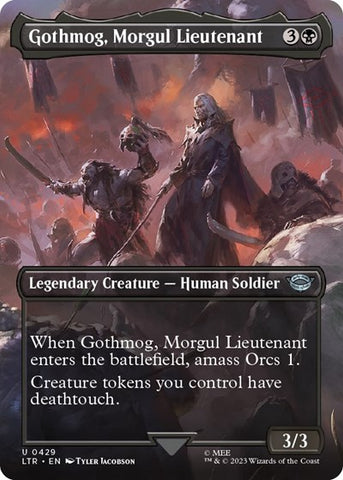 Gothmog, Morgul Lieutenant (Borderless) (Universes Beyond: The Lord of the Rings: Tales of Middle-earth) Near Mint Foil