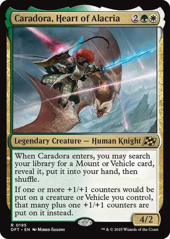 Caradora, Heart of Alacria (Aetherdrift) Near Mint