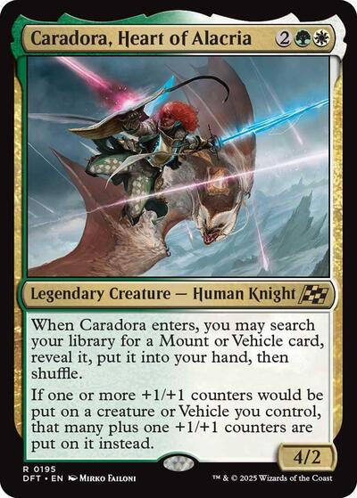 Caradora, Heart of Alacria (Aetherdrift) Near Mint Foil