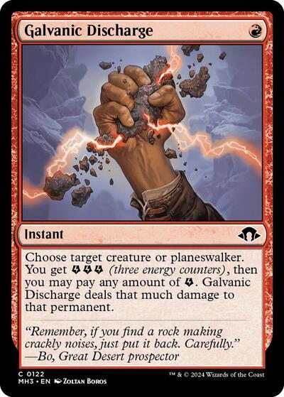 Galvanic Discharge (Modern Horizons 3) Near Mint Foil