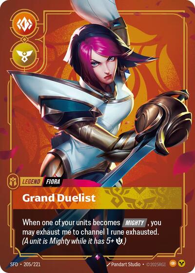 Fiora Grand Duelist (Spiritforged) Near Mint Foil