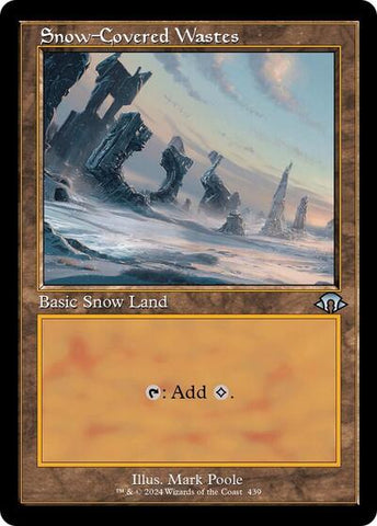 Snow-Covered Wastes (Retro Frame) (Modern Horizons 3) Near Mint