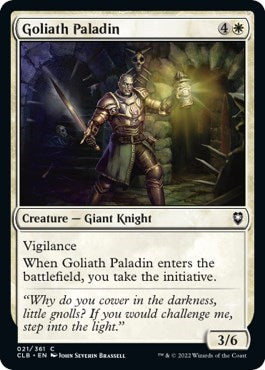 Goliath Paladin (Commander Legends: Battle for Baldur's Gate) Near Mint