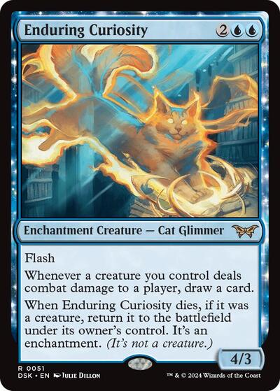 Enduring Curiosity (Duskmourn: House of Horror) Near Mint