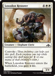 Loxodon Restorer (Guilds of Ravnica) Near Mint Foil