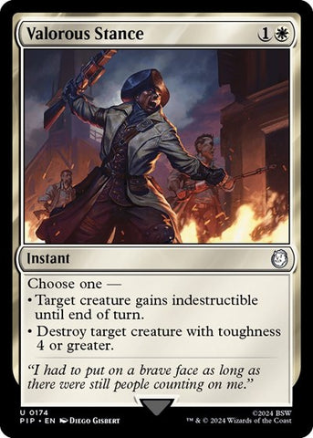 Valorous Stance (Universes Beyond: Fallout) Near Mint