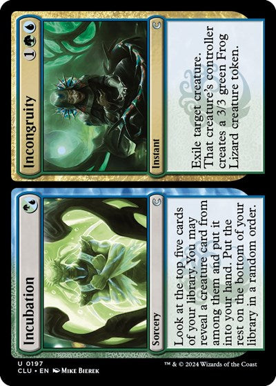 Incubation / Incongruity (Ravnica: Clue Edition) Near Mint