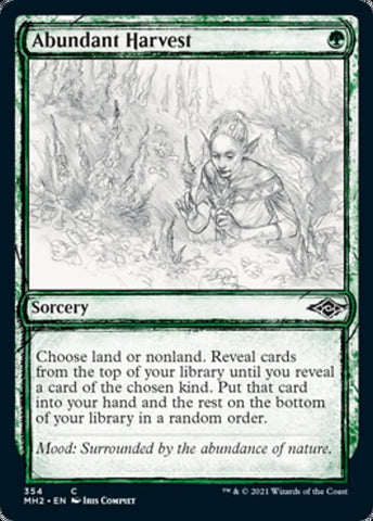 Abundant Harvest (Showcase) (Modern Horizons 2) Near Mint Foil