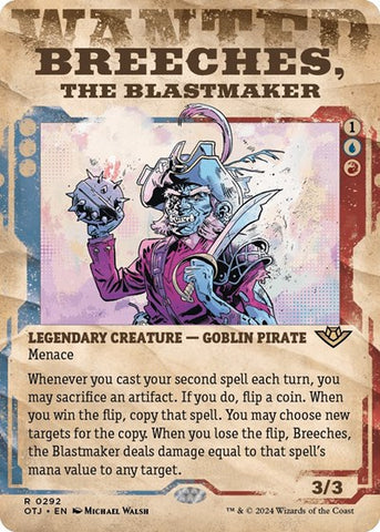 Breeches, the Blastmaker (Showcase) (Outlaws of Thunder Junction) Near Mint