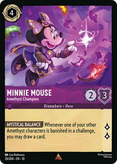 Minnie Mouse - Amethyst Champion (Whispers in the Well) Near Mint