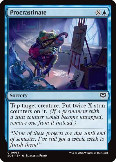 Procrastinate (Secrets of Strixhaven) Near Mint Foil