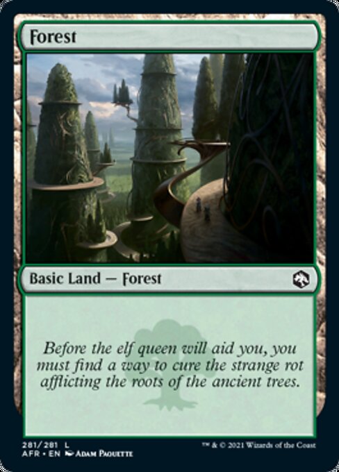 Forest (281) (Adventures in the Forgotten Realms) Near Mint