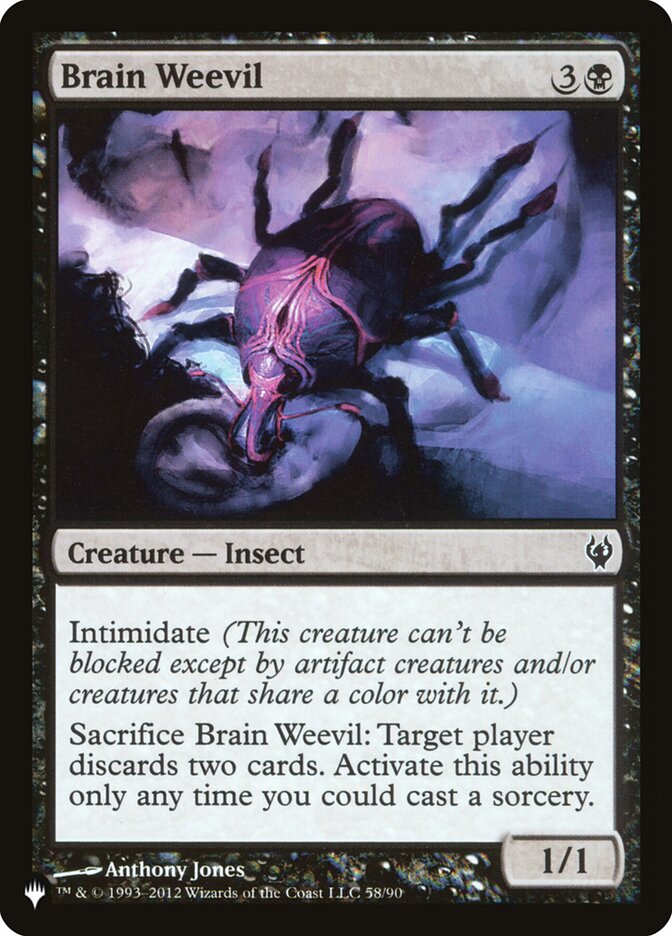 Brain Weevil (The List) Near Mint