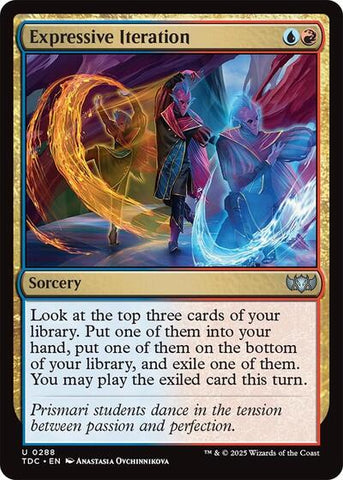 Expressive Iteration (Commander: Tarkir: Dragonstorm) Near Mint