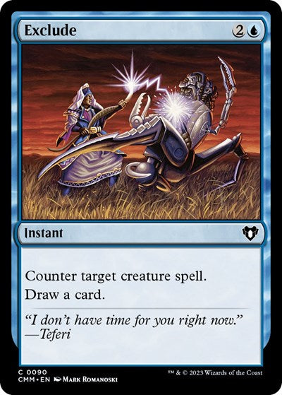 Exclude (Commander Masters) Near Mint Foil