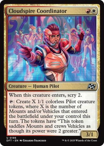 Cloudspire Coordinator (Aetherdrift) Near Mint Foil