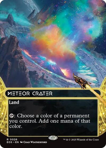 Meteor Crater (0026) (Borderless) (Stellar Sights) Near Mint