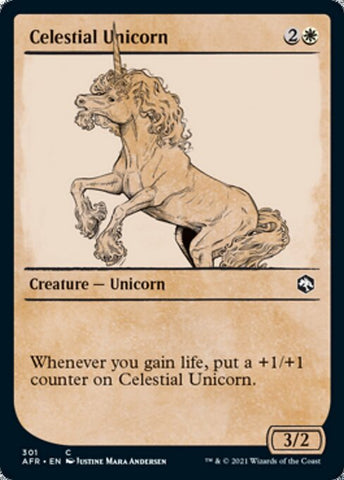 Celestial Unicorn (Showcase) (Adventures in the Forgotten Realms) Near Mint