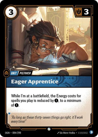 Eager Apprentice (Origins) Near Mint Foil