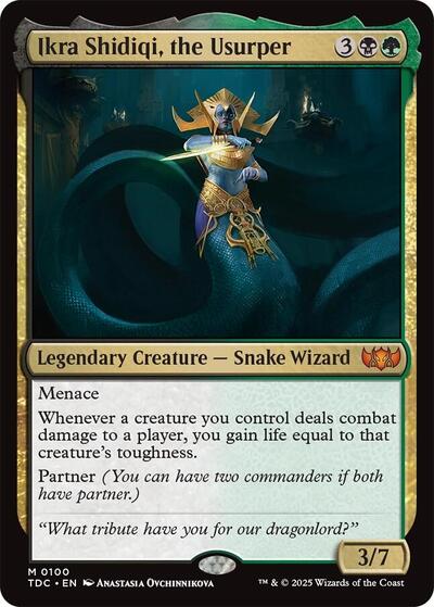 Ikra Shidiqi, the Usurper (Commander: Tarkir: Dragonstorm) Near Mint