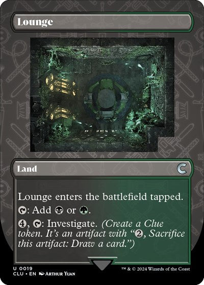 Lounge (Borderless) (Ravnica: Clue Edition) Near Mint