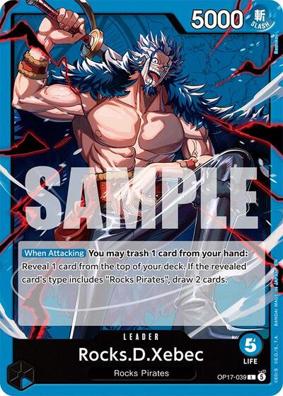Rocks.D.Xebec (039) (The World's Strongest Warriors) Near Mint