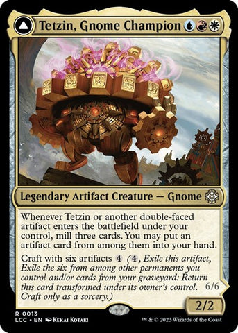Tetzin, Gnome Champion (Commander: The Lost Caverns of Ixalan) Near Mint