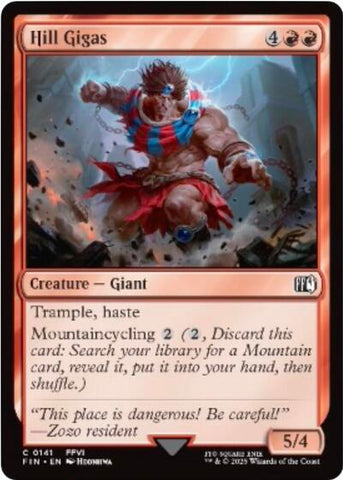 Hill Gigas (Universes Beyond: FINAL FANTASY) Near Mint Foil