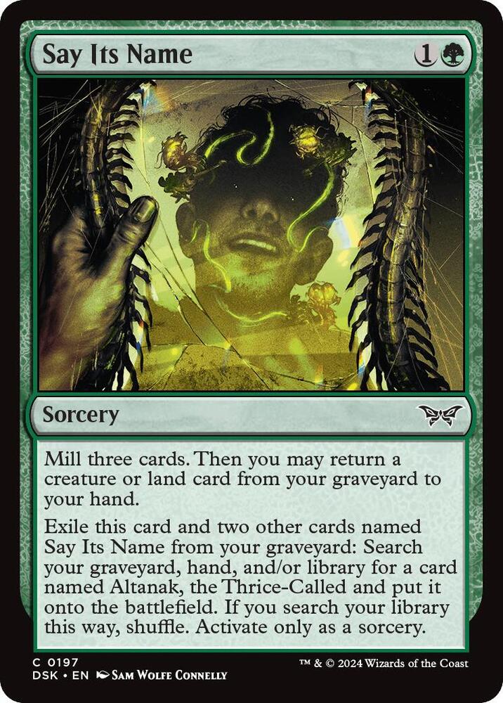 Say Its Name (Duskmourn: House of Horror) Near Mint Foil