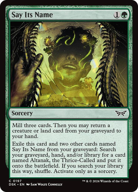 Say Its Name (Duskmourn: House of Horror) Near Mint Foil