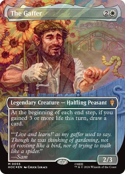 The Gaffer (Borderless) (Surge Foil) (The Hobbit: Eternal-Legal) Near Mint Foil