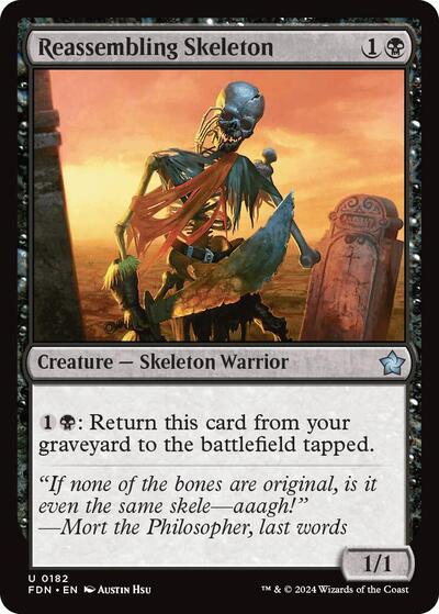 Reassembling Skeleton (Foundations) Near Mint Foil