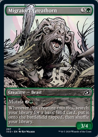 Migratory Greathorn (Showcase) (Ikoria: Lair of Behemoths) Near Mint