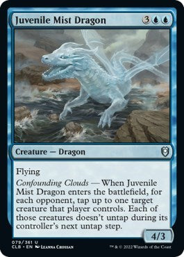Juvenile Mist Dragon (Commander Legends: Battle for Baldur's Gate) Near Mint Foil